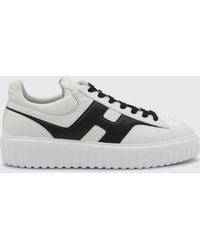 Hogan - H-Stripes Leather Sneakers - Lyst