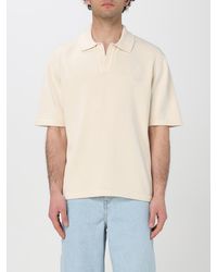 Maison Kitsuné - Knitted Polo Shirt Casual Top - Lyst