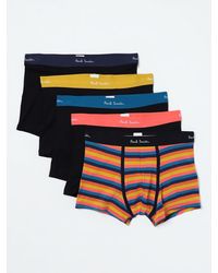 Paul Smith - Set 5 boxer in cotone stretch - Lyst
