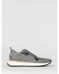 BOSS - Mesh And Rubber Sneakers - Lyst