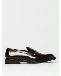Doucal's - Brushed Leather Loafers - Lyst