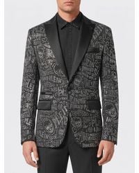 Philipp Plein - Skull Single-Breasted Blazer - Lyst