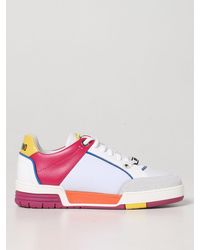 Moschino - Sneakers in pelle e gomma - Lyst