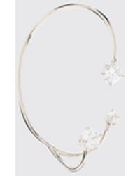 Panconesi - Three Point Ear Cuff With Set Rhinestones - Lyst