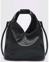 MM6 by Maison Margiela - Japanese Calf Leather Bucket Bag - Lyst