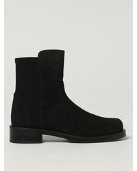 Stuart Weitzman - 5050 Bold Suede Ankle Boots - Lyst