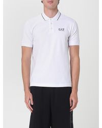 EA7 - Classic Fit Polo Shirt For A Refined Casual Style - Lyst
