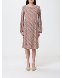 Maliparmi - Boat Neck Floral Print Mini Tunic - Lyst