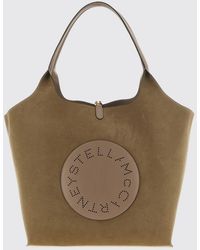 Stella McCartney - Alter Mat Tote Bag With Perforated Logo And Pouch - Lyst