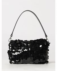 STAUD - Timmy Rectangular Mini Shoulder Bag With Sequins And Removable Handle - Lyst