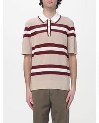Dries Van Noten - Striped Viscose Polo Shirt - Lyst