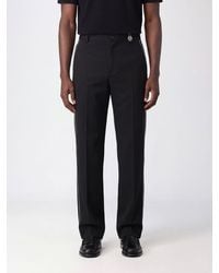 Philipp Plein - Pleated Tailored Wool-Blend Trousers With Rhinestones - Lyst