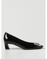 Roger Vivier - Viv Cabochon Patent Leather Pumps - Lyst