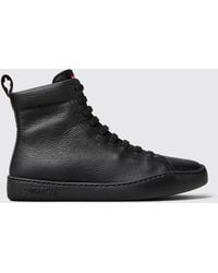 Camper - Peu Touring Grained Leather Ankle Boots - Lyst
