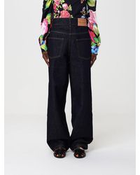 Moschino - Wide Leg Jeans - Lyst