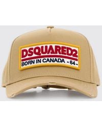 DSquared² - Baumwoll-Twill-Kappe Mit Logo - Lyst