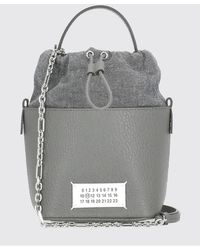 Maison Margiela - 5Ac Mini Grained Leather Bucket Bag - Lyst