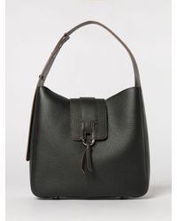 Hogan - Grained Leather Hobo Shoulder Bag - Lyst