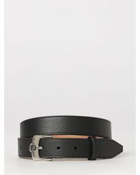 Fendi - Grained Leather Ff Belt - Lyst