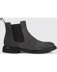 Doucal's - Suede Chelsea Boots With Rear Pull Tab - Lyst