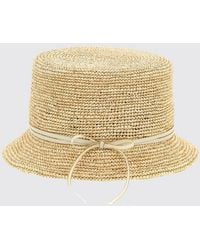 Maison Michel - Lila Raffia Hat - Lyst