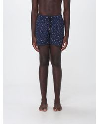Save The Duck - Graphic Print Swim Shorts With Elasticated Drawstring Waist By - Lyst