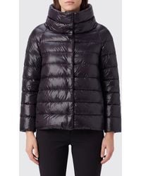 Herno - Sofia Short Ultra-Light Nylon Down Jacket With High Neck - Lyst