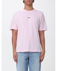DISCLAIMER - Relaxed Fit Cotton T-Shirt With Graffiti Print And Dropped Shoulders - Lyst