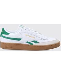 Reebok - Club C Revenge Vintage Smooth Leather Sneakers With Printed Logo - Lyst