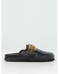 Moschino Couture Flat Shoes in Black | Lyst