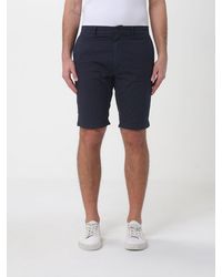 Mason's - Slim Fit Stretch Cotton Shorts - Lyst