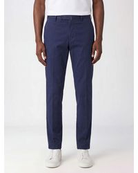 Incotex - Slim Fit Stretch Cotton Chino Trousers With Off-Centre Closure - Lyst