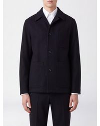 Lardini - Pure Cashmere Shirt Jacket With Patch Pockets And Classic Collar - Lyst