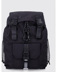 A.P.C. - Trek Nylon Backpack With Padded Straps And Flap Closure - Lyst