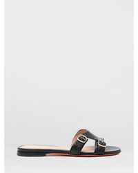 Santoni - Leather Slippers - Lyst