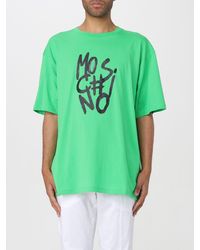 Moschino - T-shirt in cotone con logo - Lyst