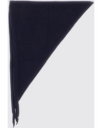 Extreme Cashmere - Triangular Cashmere Blend Scarf With Raw-Cut Hem - Lyst