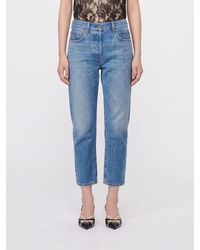 Valentino Garavani - Mid-Rise Cropped Skinny Jeans - Lyst