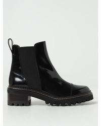 See By Chloé - Botines Planos Mujer - Lyst