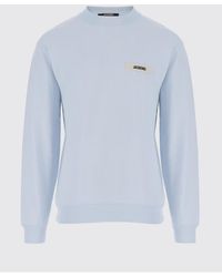 Jacquemus - Logo Cotton Crewneck Sweatshirt - Lyst