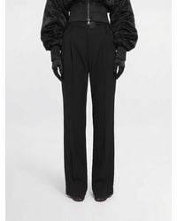 Dolce & Gabbana - Dolce &Amp Gabbana High-Waisted Flared Virgin Wool Trousers - Lyst