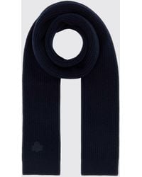 Isabel Marant - Pure Merino Wool Scarf With Tone-On-Tone Embroidered Logo - Lyst