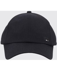 BOSS - Cotton Baseball Cap With Contrasting Logo And Strap - Lyst