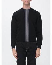 Gucci - Striped Pure Wool Crewneck Jumper With Long Sleeves - Lyst