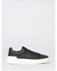 Balmain - B-Court Leather Sneakers - Lyst