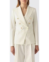 Tagliatore - Double Breasted Virgin Wool Blazer - Lyst