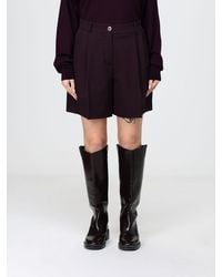 Pinko - Shetana High-Waisted Straight-Leg Shorts - Lyst