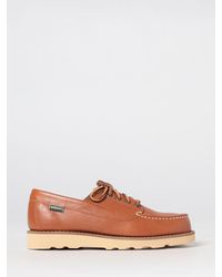 Sebago - Tala Grained Leather Lace-Up Ankle Boots With Raised Apron Toe - Lyst