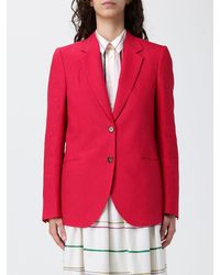 Paul Smith - Single Breasted Linen Blazer - Lyst