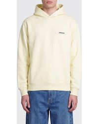 Jacquemus - Relaxed Fit Cotton Hoodie With Logo And Dropped Shoulders - Lyst